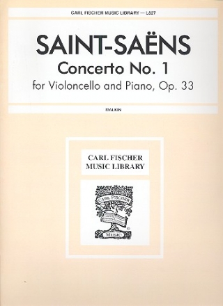 Concerto a minor no.1 op.33 for violoncello and piano