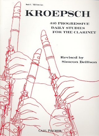 416 progressive daily Studies vol.2 183 exercises for the clarinet