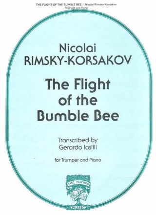 Nikolai Rimsky Korsakov The Flight Of The Bumble Bee Trompete (Kornett) und Klavier Klavierauszug mit Solostimme