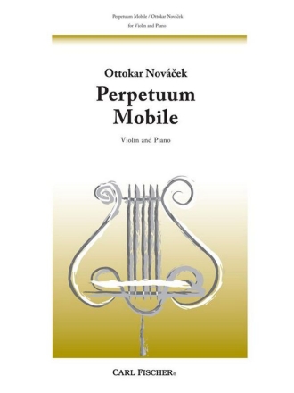 Ottokar Novacek Perpetuum Mobile Violine und Klavier Partitur und Stimmen