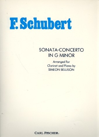 Sonata-concerto g minor for clarinet and piano