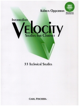 Intermediate Velocity Studies (+Online Audio) for clarinet