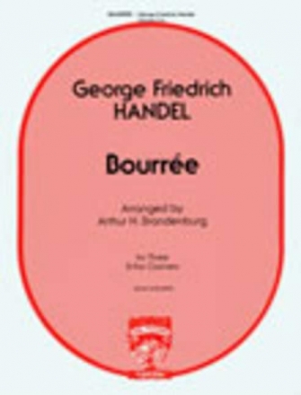 George Frideric Handel Bourree 3 Klarinetten Partitur und Stimmen