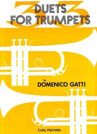 Domenico Gatti 33 Celebrated Duets 2 Trompeten Spielpartitur