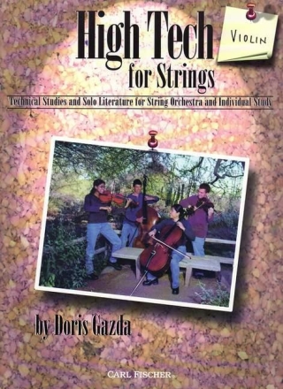 High tech for strings violin part technical studies and solo literature