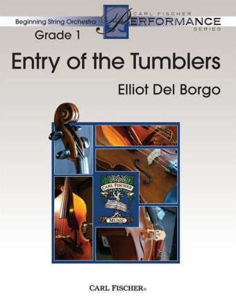 Elliot Del Borgo Entry Of The Tumblers Streichorchester Partitur und Stimmen