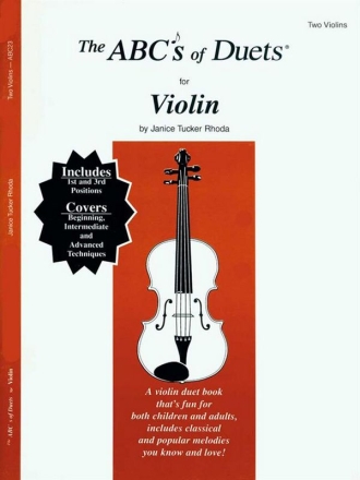 The ABC's of Duets for 2 violins score