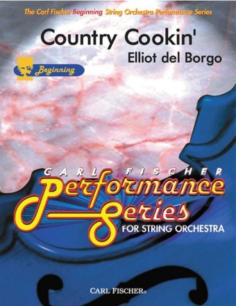 Elliot Del Borgo Country Cookin' Streichorchester Partitur und Stimmen