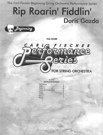 Doris Gazda Rip Roarin' Fiddlin' Streichorchester Partitur