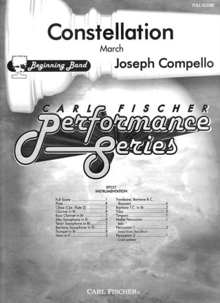 Joseph Compello Constellation Blasorchester Partitur