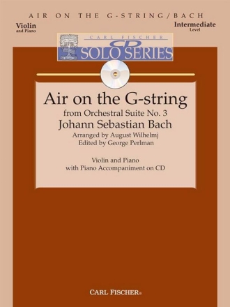 Air On The G-String, From Orchestral Suite No.3 fr Violine und Klavier