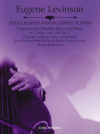 David Popper, Franz Joseph Haydn Concerto for Double Bass and Piano Kontrabass und Klavier Klavierauszug mit Solostimme