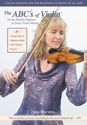 The ABCs of Violin for the Absolute Beginner for violin DVD