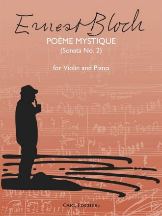 Ernest Bloch Poeme Mystique Violine und Klavier Klavierauszug mit Solostimme