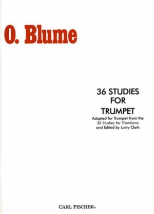 O. Blume 36 Studies for Trumpet Trompete