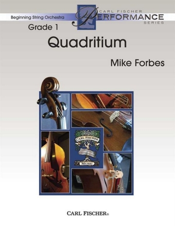 Mike Forbes Quadritium Streichorchester Partitur und Stimmen