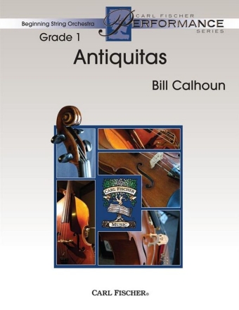 Bill Calhoun Antiquitas Streichorchester Partitur und Stimmen