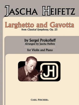 Sergei Prokofiev Larghetto and Gavotta Violine und Klavier