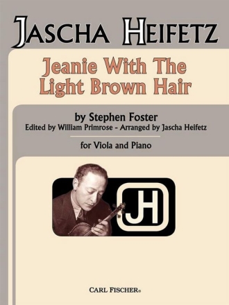 Stephen Foster Jeanie With The Light Brown Hair Viola und Klavier