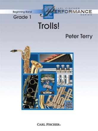 Peter Terry Trolls! Blasorchester Partitur und Stimmen