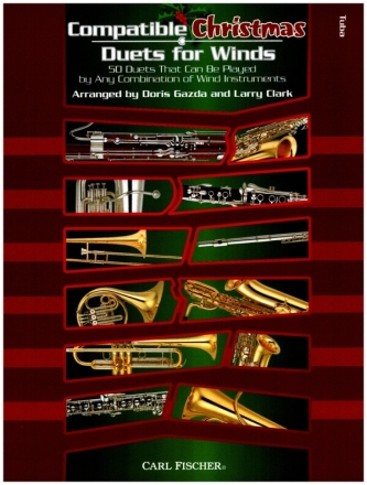 Compatible Christmas Duets for wind instruments tuba score