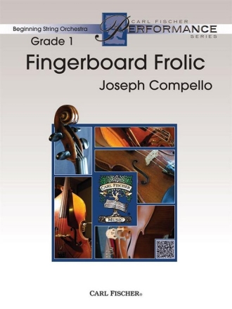 Joseph Compello Fingerboard Frolic Streichorchester Partitur und Stimmen