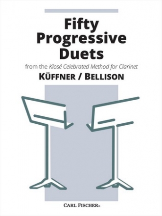 50 Progressive Duets fr 2 Klarinetten Spielpartitur