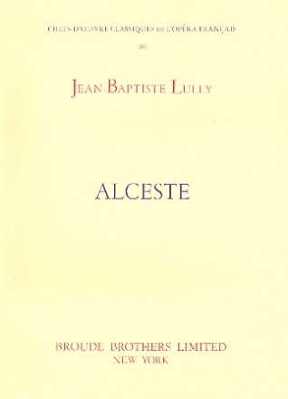 Alceste  vocal score (fr)