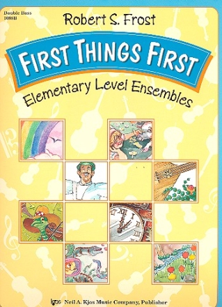 First Things first for string orchestra bass elementary level