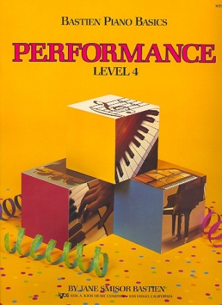 Bastien Piano Basics Performance Level 4