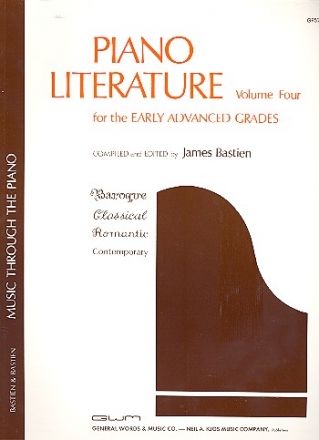 Piano Literature vol.4 The early advanced grades