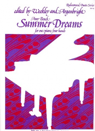 Summer Dreams for piano 4 hands score