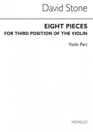 David Stone, Eight Pieces In 3rd Position (Violin Part) Violin Buch