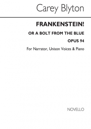 Frankenstein Vocal Score Piano, Vocal and Guitar Partitur