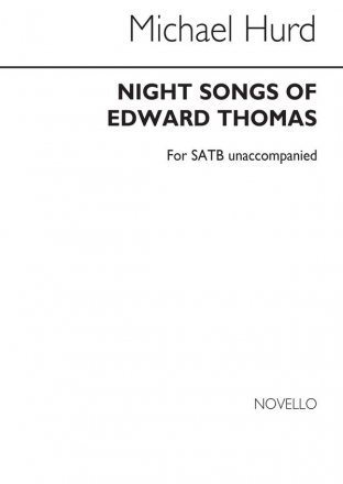 Michael Hurd, Night Songs Of Edward Thomas SATB Buch