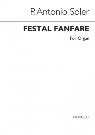 Antonio Soler, Festal Fanfare Orgel Buch