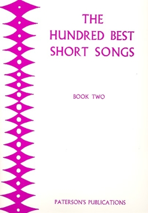 The 100 best short Songs vol.2 for high (medium-high) voice and piano (en)