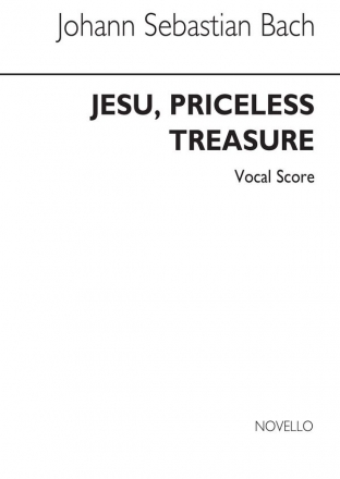 Johann Sebastian Bach, Jesu Priceless Treasure SATB and Piano Stimme