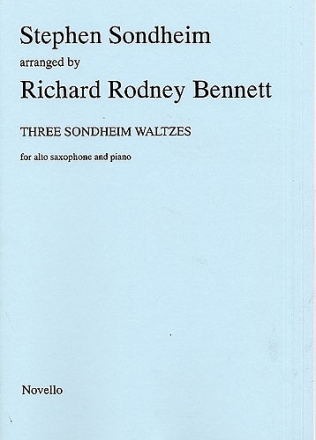 3 Sondheim Waltzes for alto saxophone and piano Bennett, Richard Rodney, Bearb.