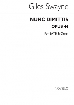 Giles Swayne, Nunc Dimittis SATB and Organ Buch