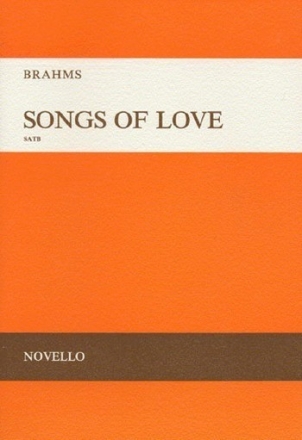 SONGS OF LOVE OP.52 FOR MIXED CHORUS,  SCORE