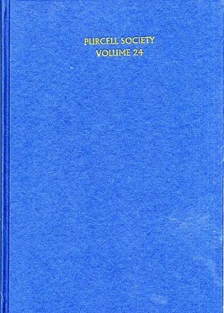 Henry Purcell, Purcell Society Volume 24 Voice SATB String Instruments Buch