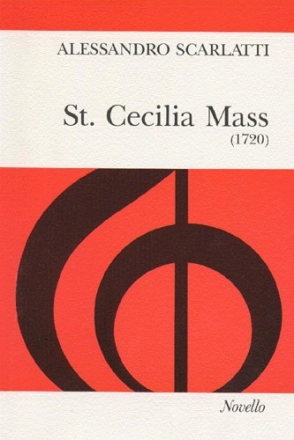 St. Cecilia Mass for soli, mixed chorus, string orchestra and organ study score