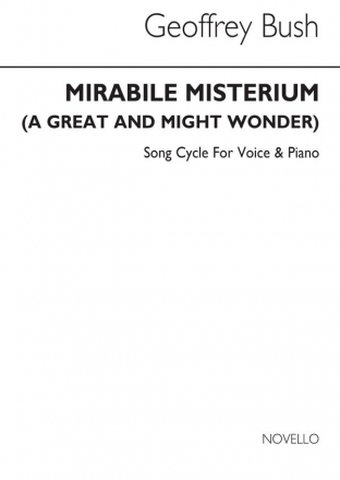 Geoffrey Bush, Mirabile Misterium for High Voice and Piano High Voice and Piano Buch