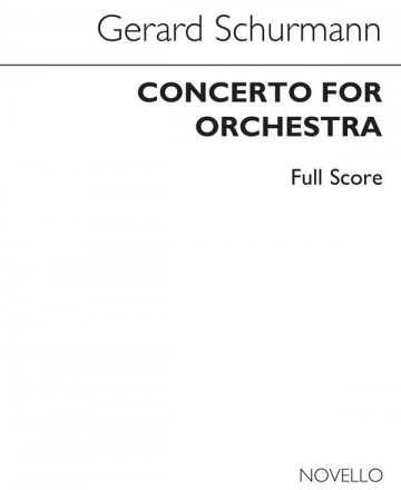 Gerard Schurmann, Concerto For Orchestra Orchestra Buch