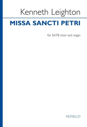 Kenneth Leighton, Missa Sancti Petri STB SATB Organ Accompaniment Buch