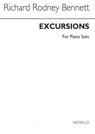 Richard Rodney Bennett, Excursions For Piano Solo Klavier Buch