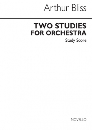 Arthur Bliss, Arthur Bliss Two Studies for Orchestra Orchestra Buch