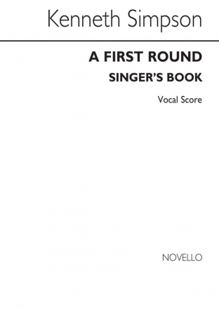 A First Round Book Singer's Book Vocal Buch