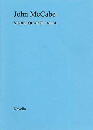 John McCabe, String Quartet No. 4 Streichquartett Partitur